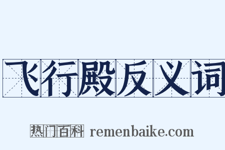 飞行殿反义词是什么意思的图片